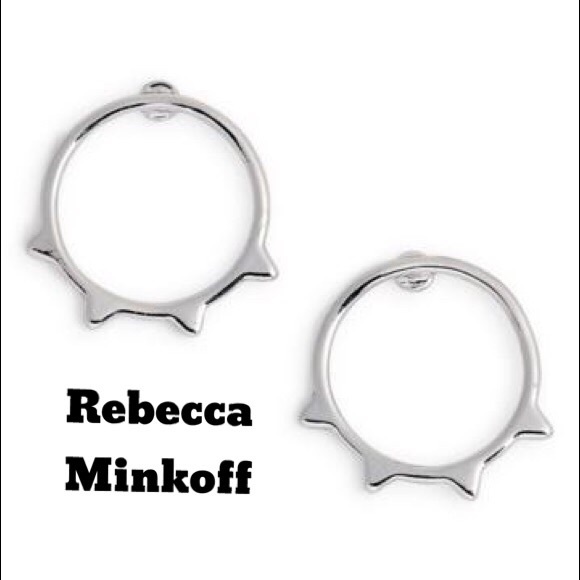 Rebecca Minkoff Jewelry - NWT Rebecca Minkoff Ellie Spike Silver Earrings